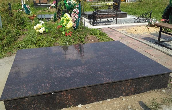 Укладка гранитной плитки