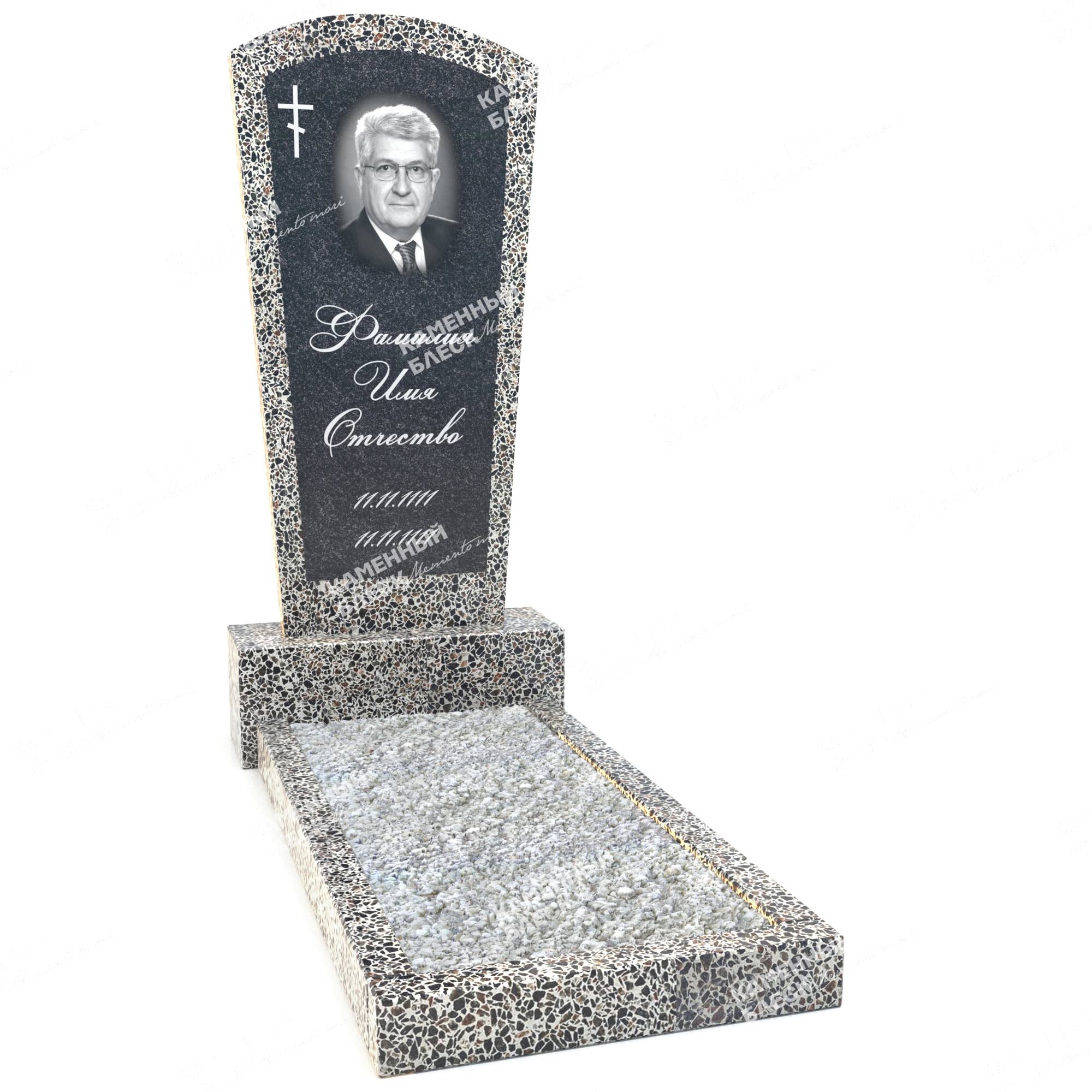 Памятник из мраморной крошки М-4