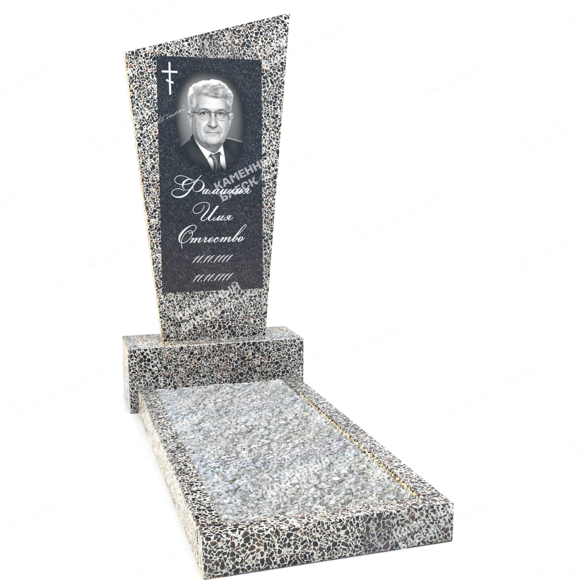 Памятник из мраморной крошки М-3