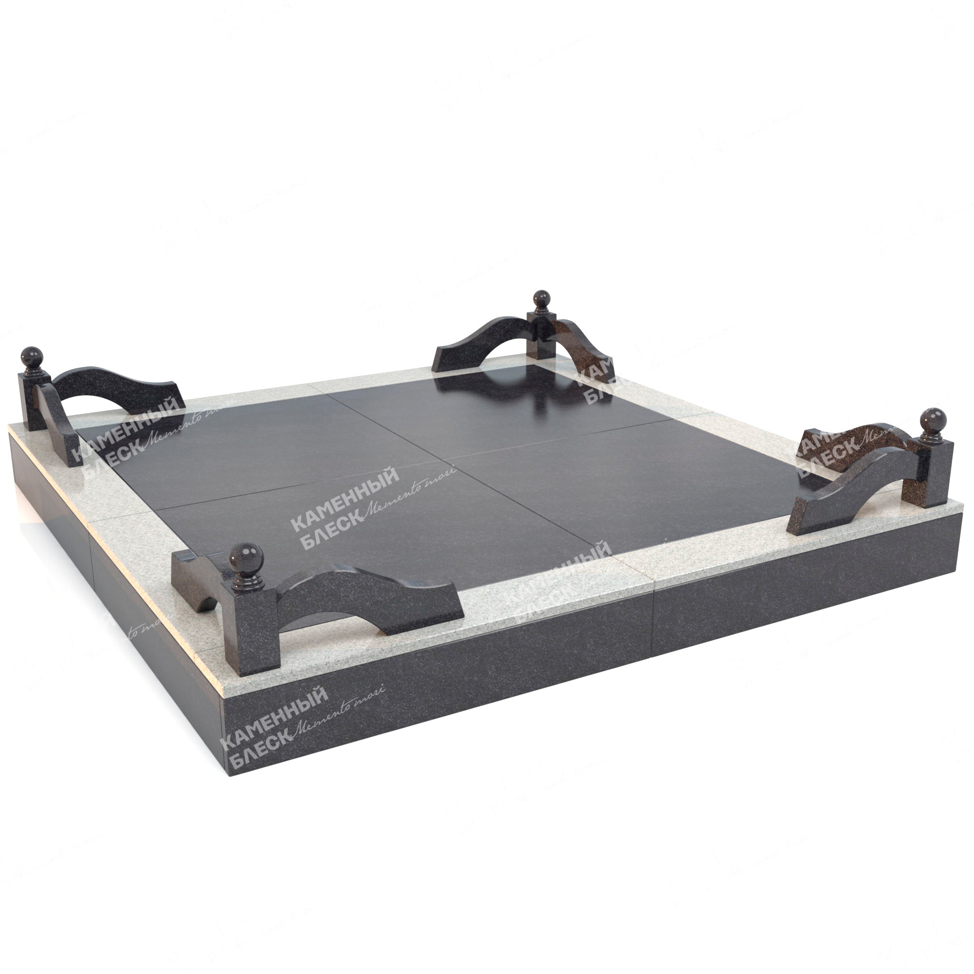 Гранитная ограда ОГ-14